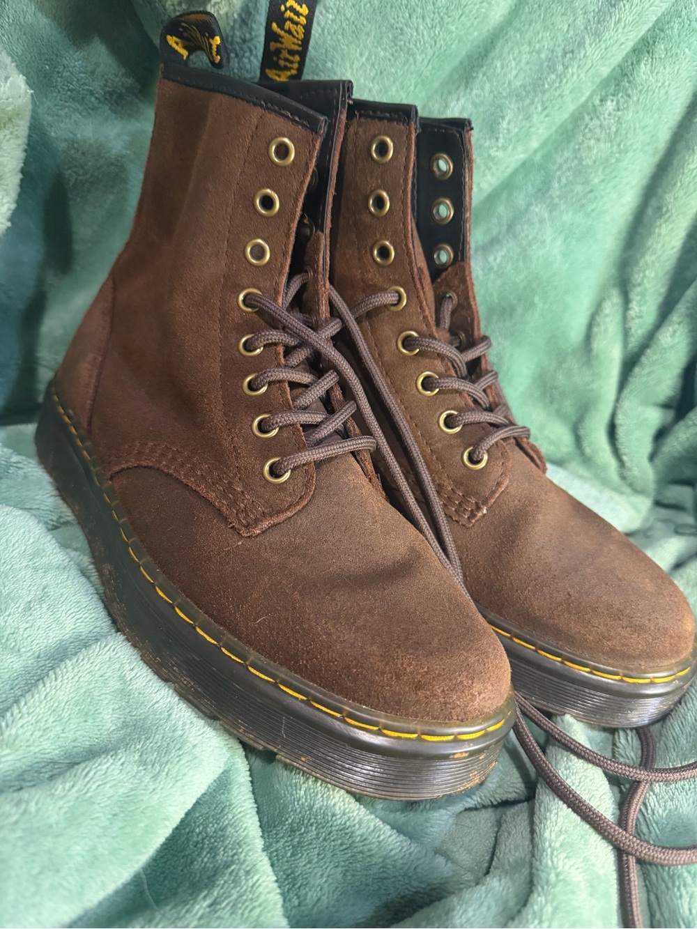 Dr. Martens Brown Suede Lace-Up Chukka Boots